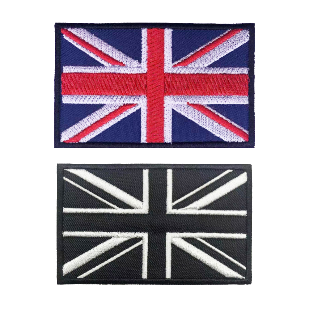 Velcro Sew On - British flag U.K Patches England Britain