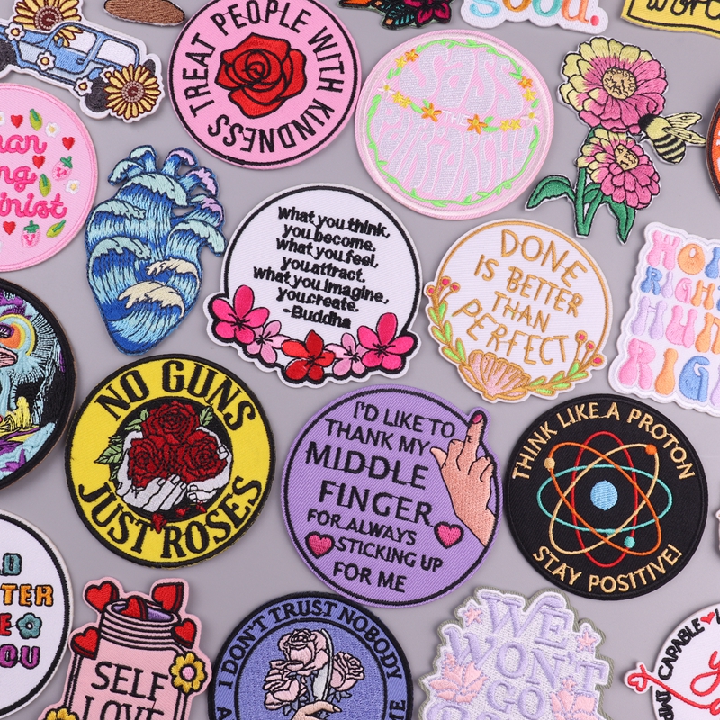 Velcro Sew On - Self Encourage Iron On Patches For