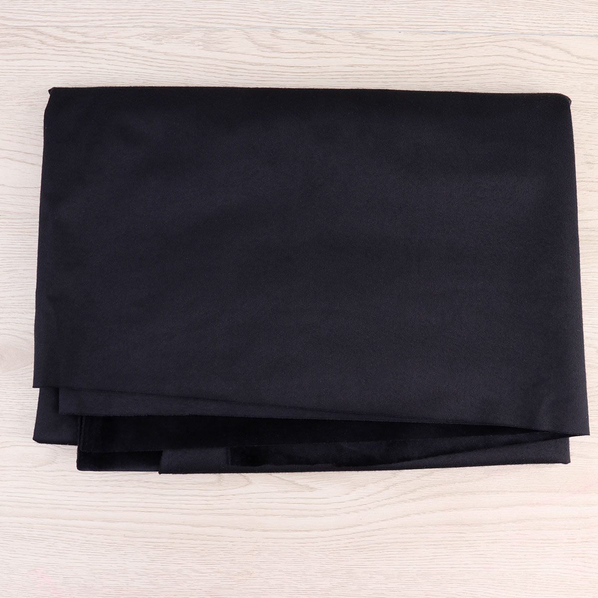 Sewing Textiles - Black Flannelette Fabric DIY Sewing Cloth