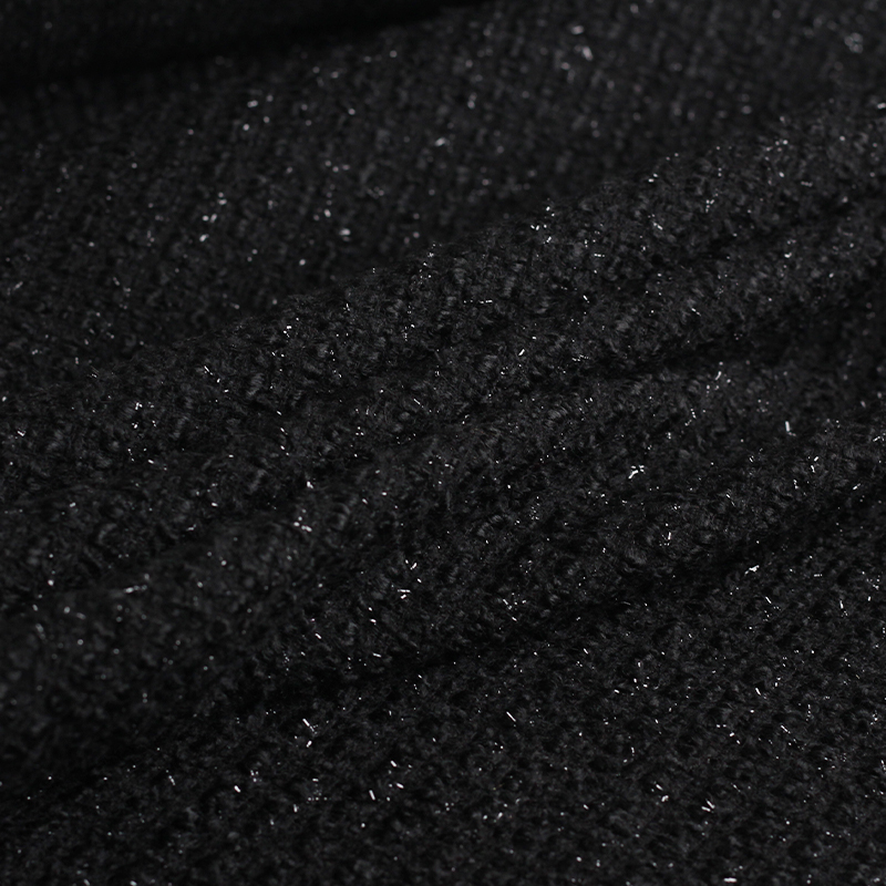 Sewing Tweed Fabric - Red raspberry 760g Black checkered weave