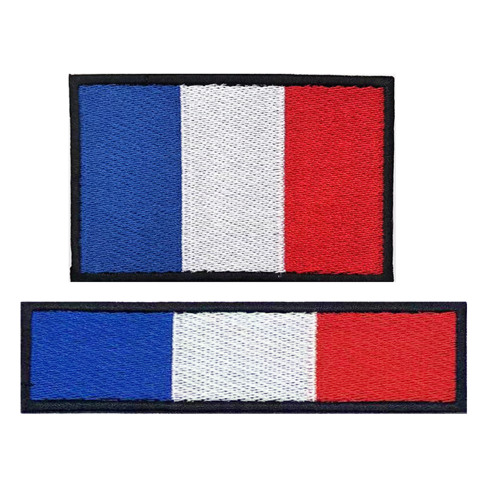 Velcro Sew On - 1PC France National Flag Armband Embroidered