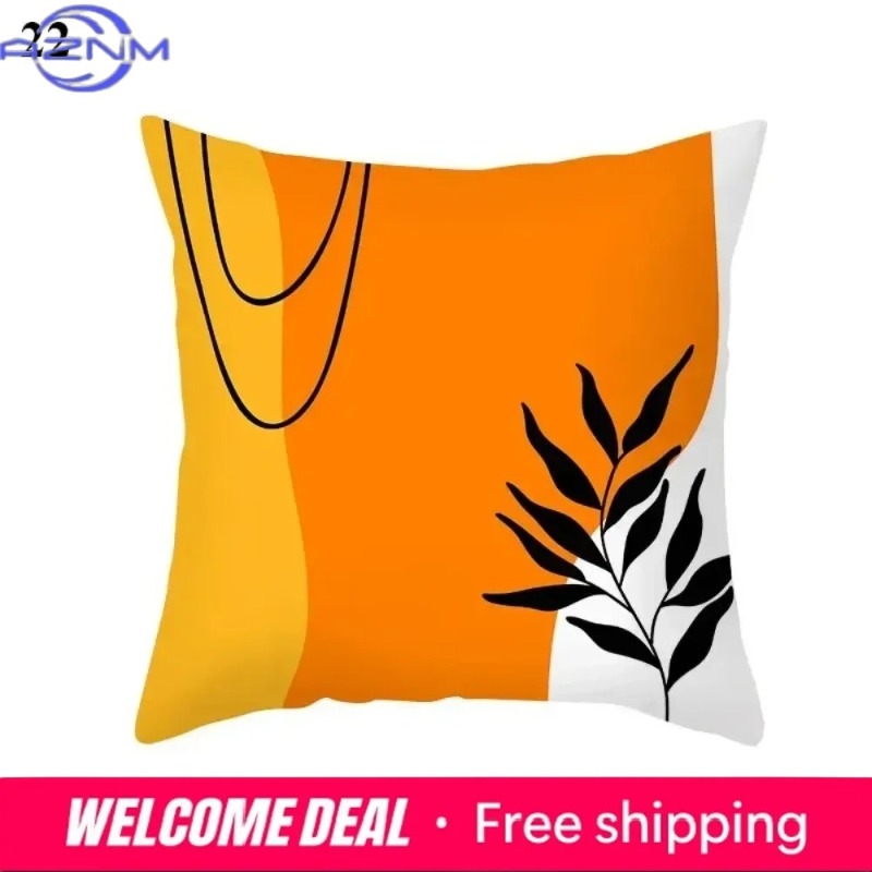 Boho Orange Abstract Cushion C – Century Textile & Sewing Supply Avenue C North Saskatoon Sk Bewertung und Preis