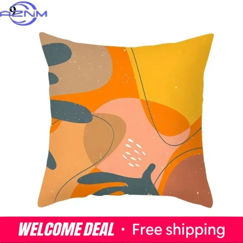Boho Orange Abstract Cushion C – Century Textile & Sewing Supply Avenue C North Saskatoon Sk Bewertung und Preis