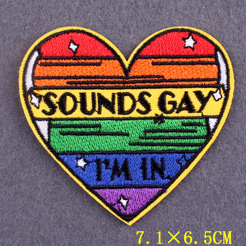 Rainbow Patches On Clothes Gay – Velcro Sew On Bewertung und Preis