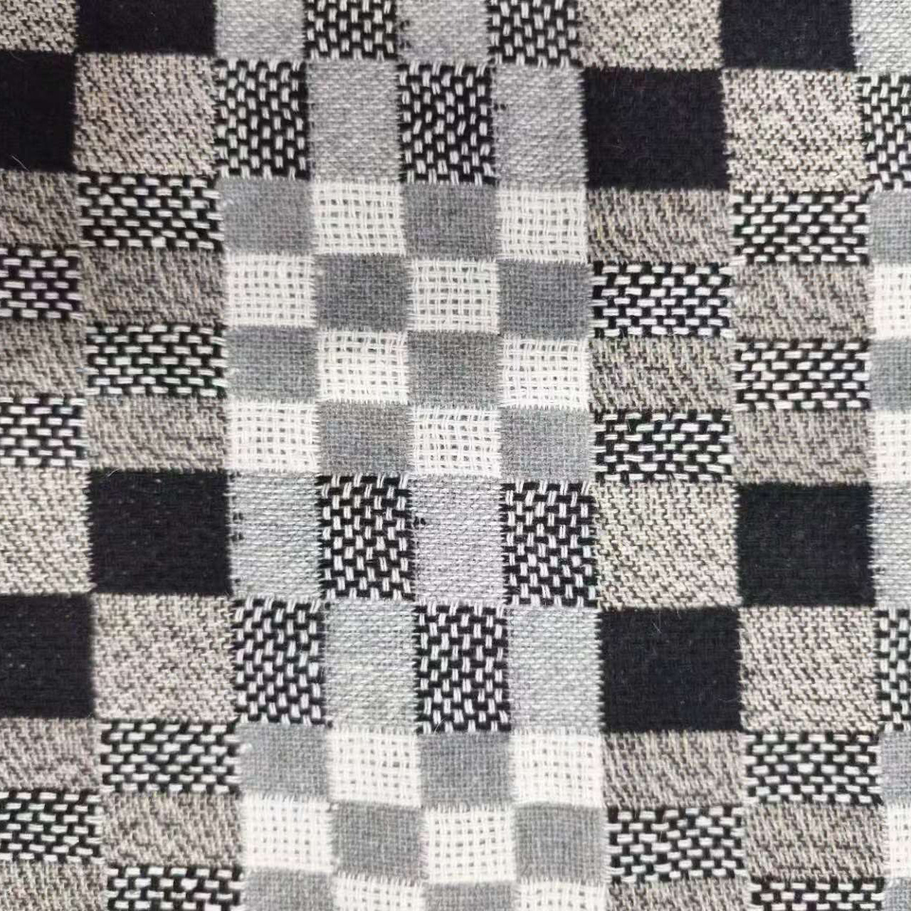 Grid Tweed Wool Fabric，for Fal – Sewing Tweed Fabric Bewertung und Preis