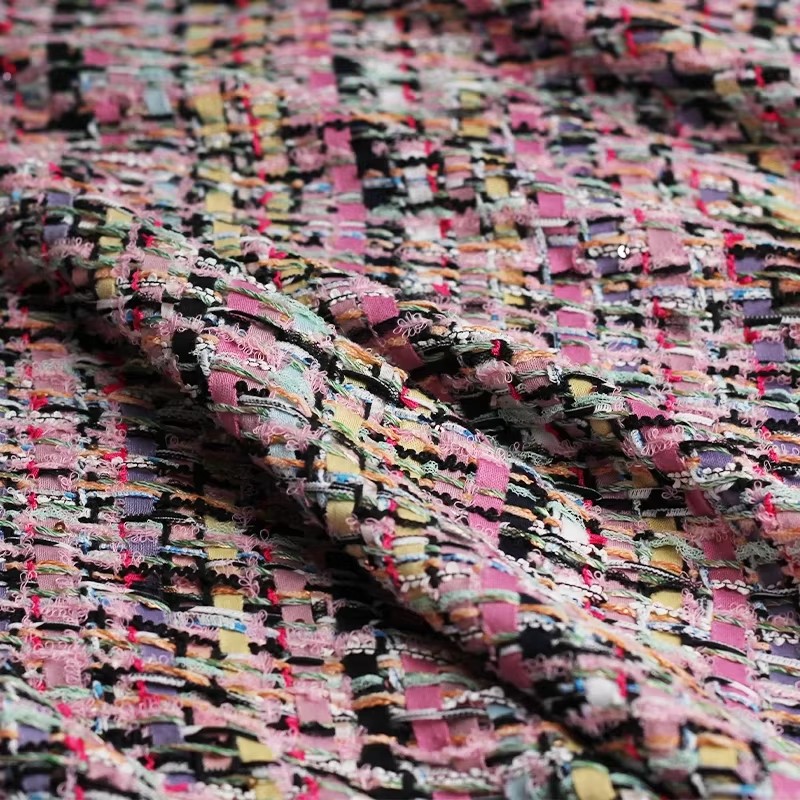 Redraspberry Pink Colourful He – Sewing Tweed Fabric Bewertung und Preis