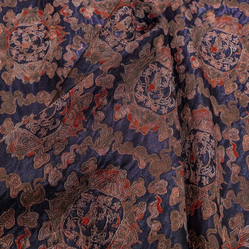 Purple Red Rayon Floral Jacqua – Sewing Fabric Bewertung und Preis