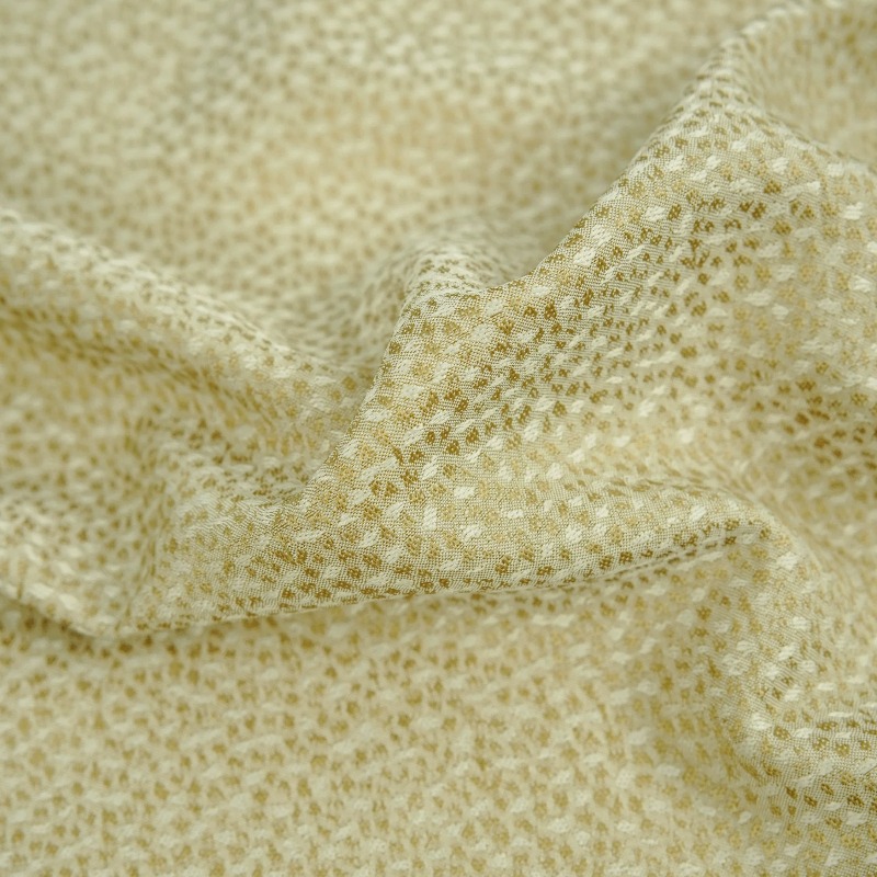Drapey Beige Tiny Grain Textur – Sewing Fabric Bewertung und Preis