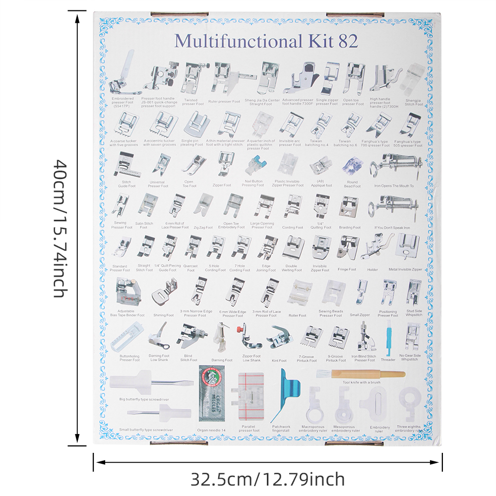 82pc/SET Full Set Sewing Machi – Sewing Art Bewertung und Preis
