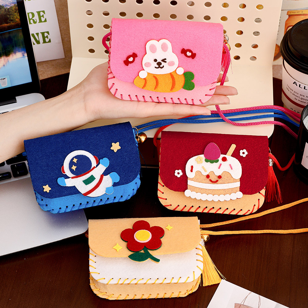 4pcs DIY Felt Animal Bag Craft – Textile Sewing Kit Bewertung und Preis