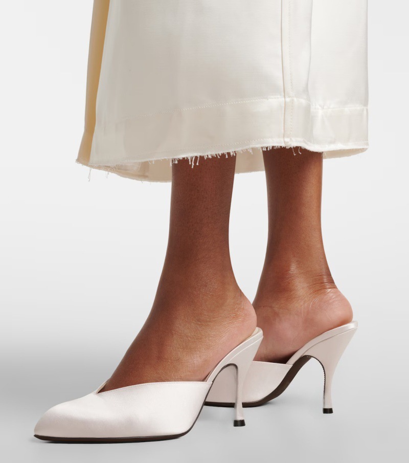 New Women Satin Mule Heels V C – Sewing New Bewertung und Preis