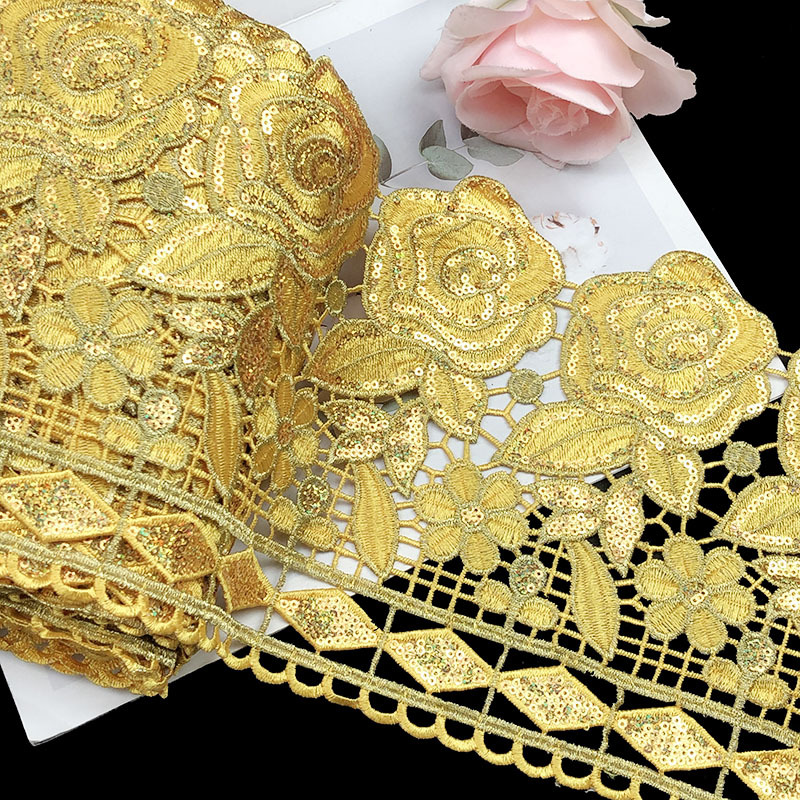 3 Yards 19.5cm Wide Exquisite  – Textile And Sewing Supply Bewertung und Preis