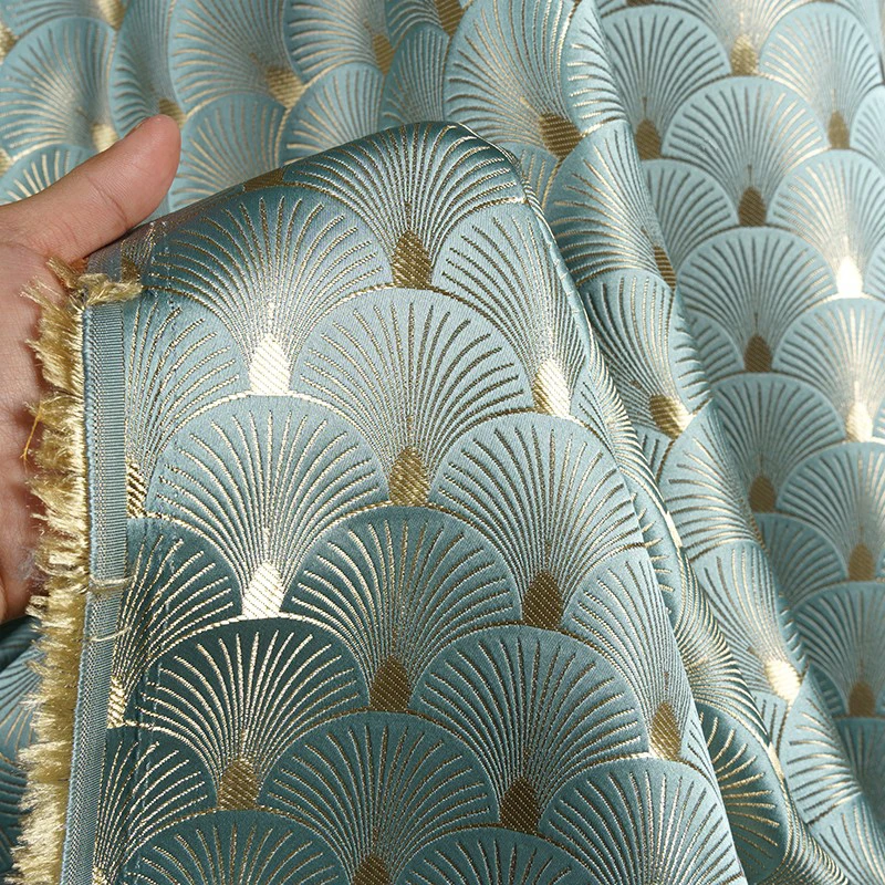 Ginkgo Leaf Fan Shaped Jacquar – Sewing Fabric Bewertung und Preis