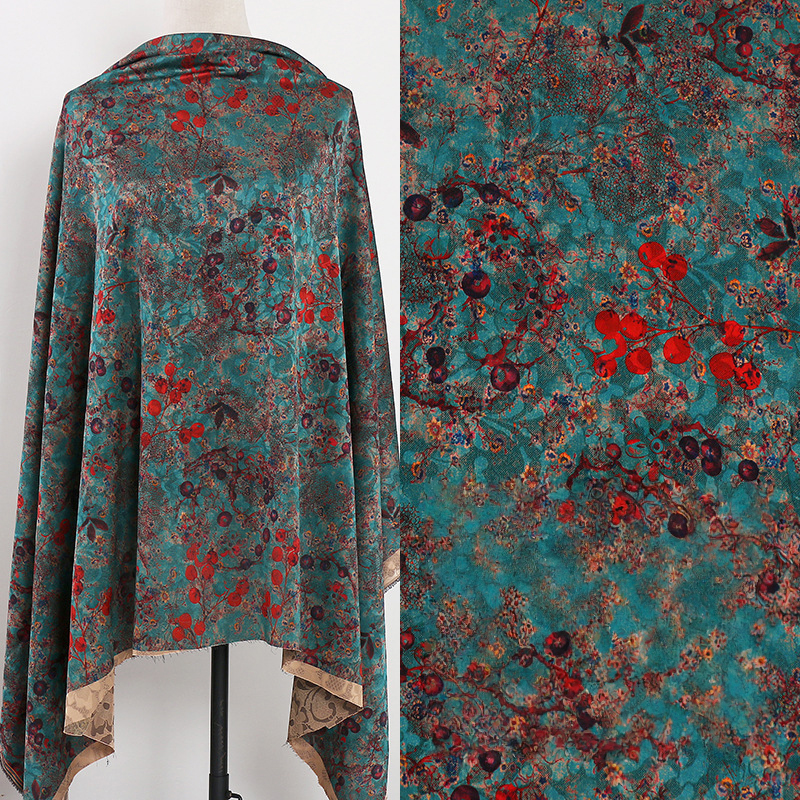 1m Floral Printed Fabric Imita – Sewing Fabric Bewertung und Preis