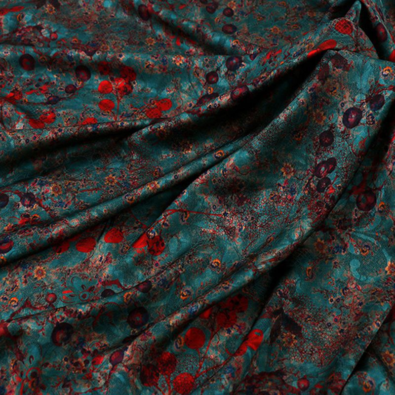 1m Floral Printed Fabric Imita – Sewing Fabric Bewertung und Preis