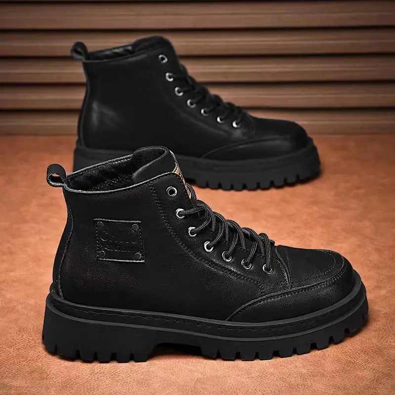 High Quality Men's Boots Platf – Sewing Nylon Bewertung und Preis