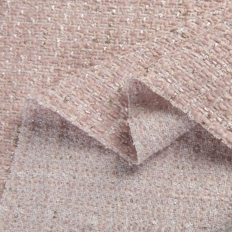 Beige Color and Gold Wire Yarn – Sewing Tweed Fabric Bewertung und Preis