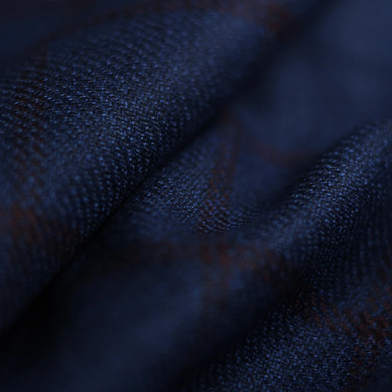 Redraspberry Blue Plaid Worste – Sewing Tweed Fabric Bewertung und Preis