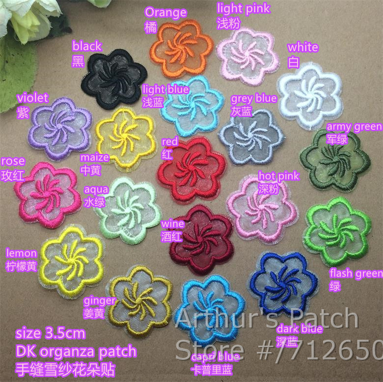 New Arrival 10 Pcs Flower Embr – Sewing Id Bewertung und Preis