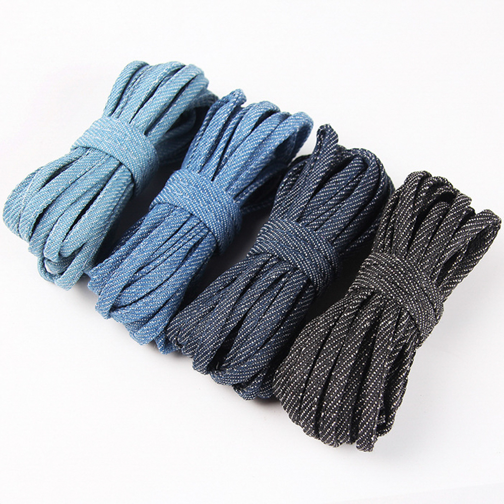 5M/Lot 5mm Denim Blue Flat Cot – Sewing Art Bewertung und Preis