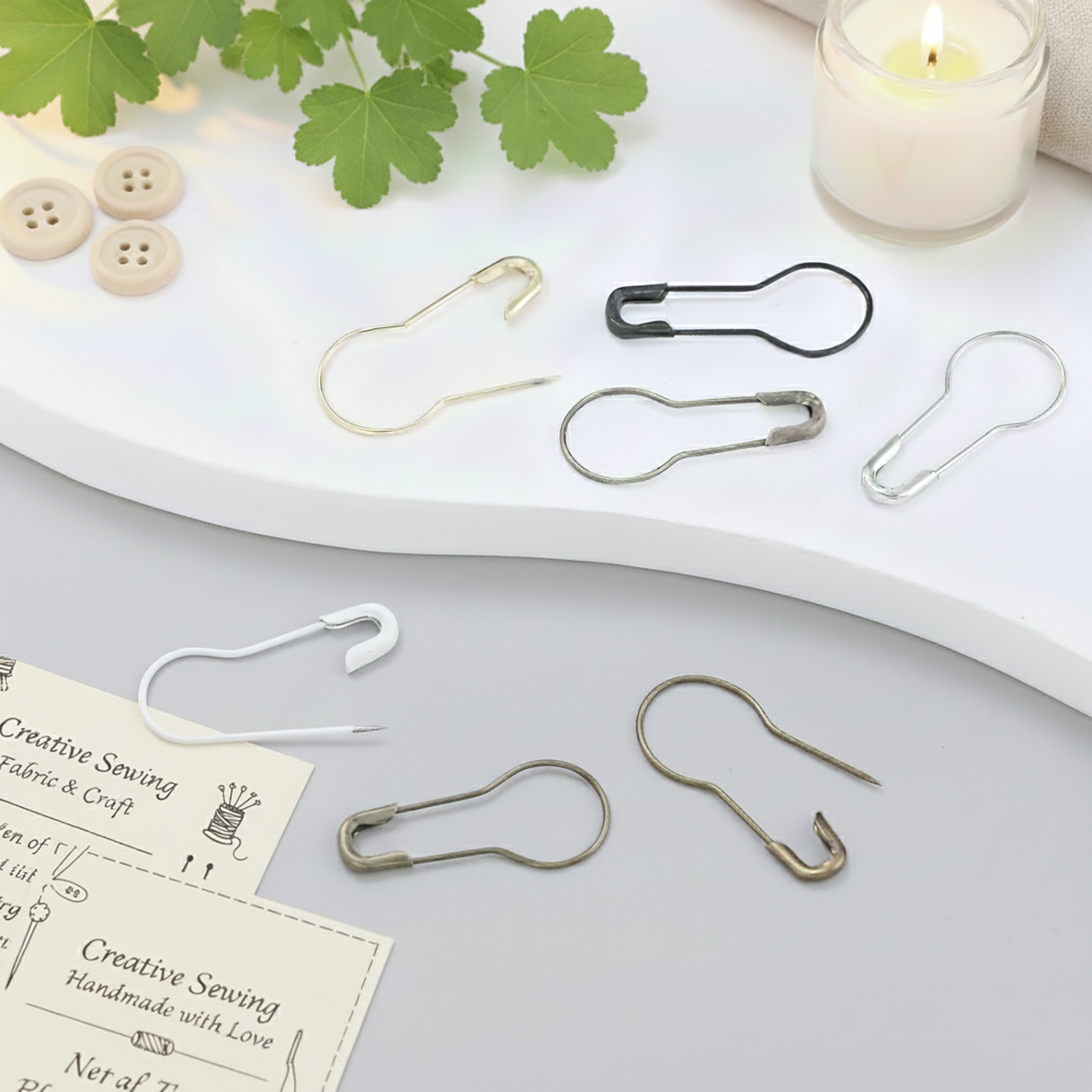 100Pcs/Lot Metal Gourd Safety  – Sewing Art Bewertung und Preis