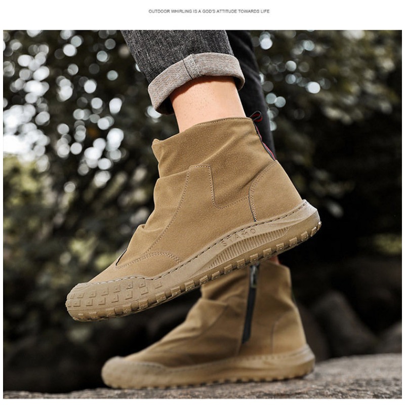 Men's High-Top Hiking Shoes fo – Sewing Nylon Bewertung und Preis