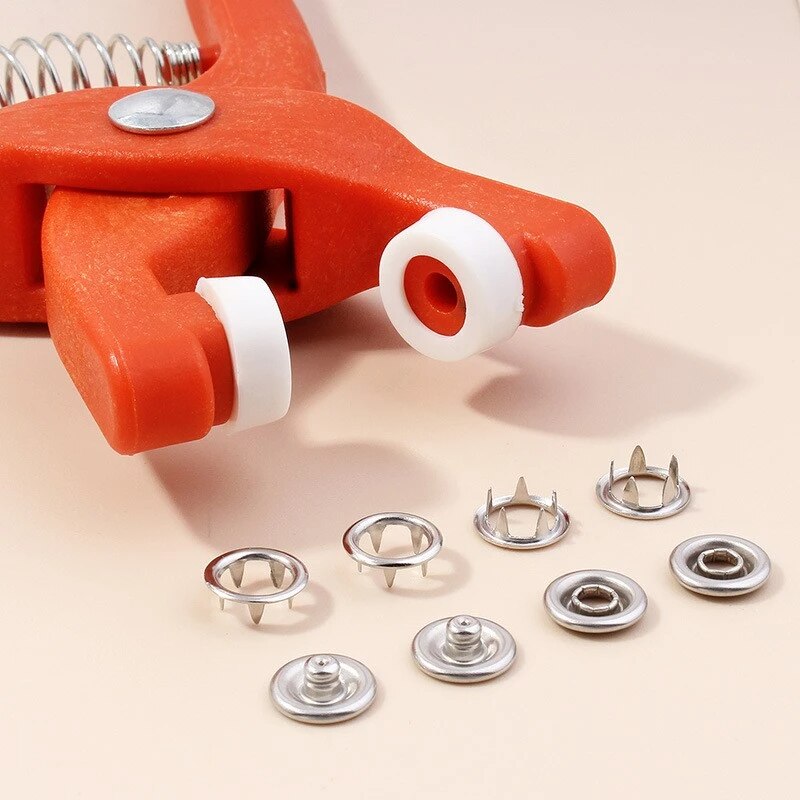 50 Sets 9.5MM Five Jaw Buckle  – Textile Sewing Kit Bewertung und Preis