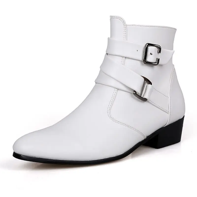 New Men's Boots Leather Chelse – Sewing Nylon Bewertung und Preis