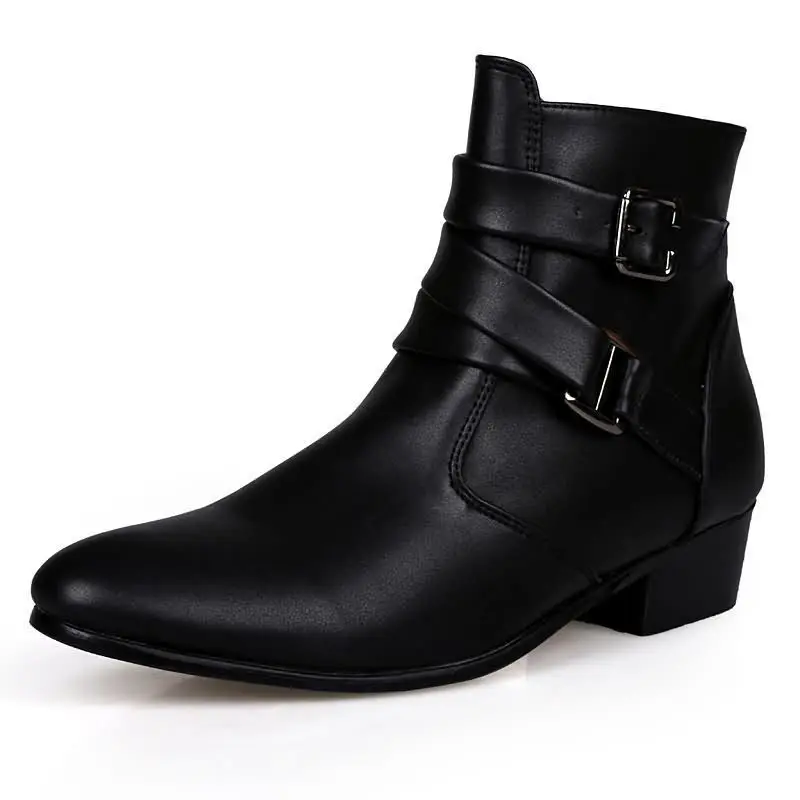 New Men's Boots Leather Chelse – Sewing Nylon Bewertung und Preis