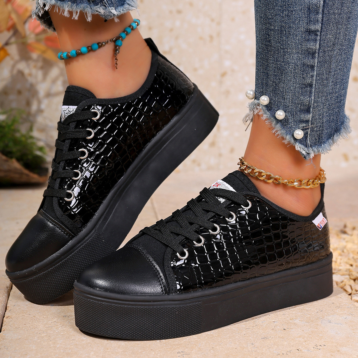 New women's flat casual single – Sewing New Bewertung und Preis