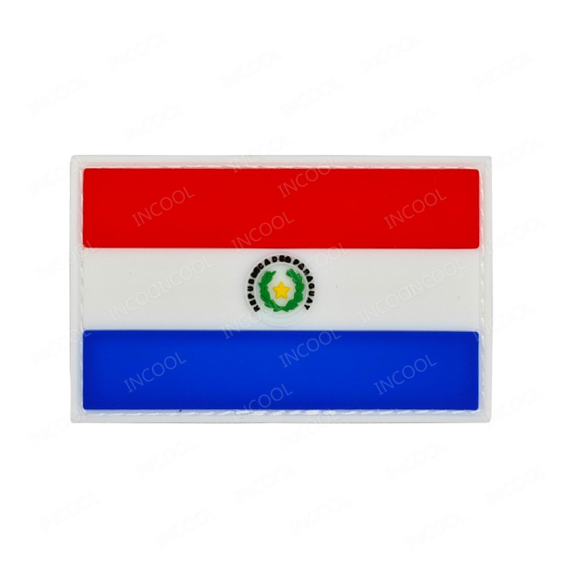 Paraguay Flag Embroidered Patc – Velcro Sew On Bewertung und Preis