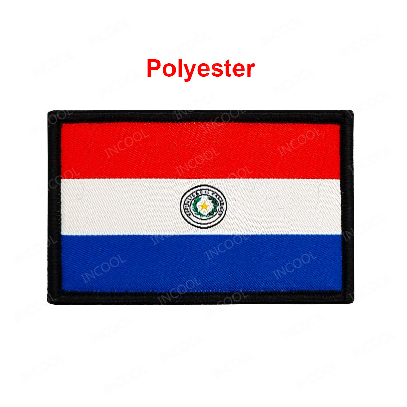 Paraguay Flag Embroidered Patc – Velcro Sew On Bewertung und Preis