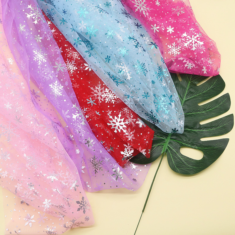 150cm*1yard/pc  Snowflake Prin – Textile And Sewing Supply Bewertung und Preis