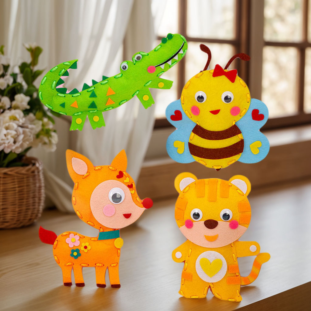 Cartoon Animal Sewing Craft Ki – Textile Sewing Kit Bewertung und Preis