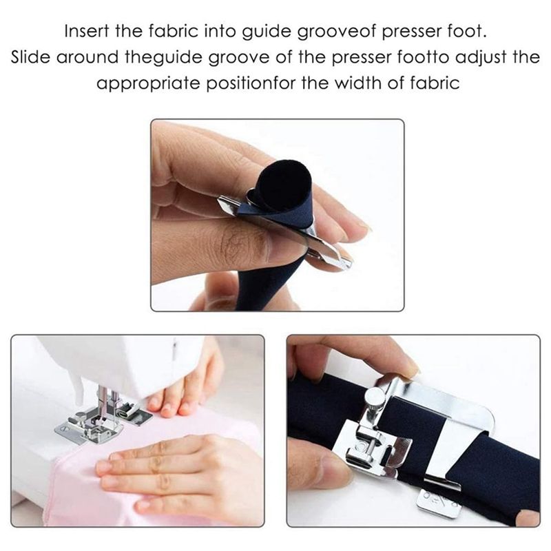 AA63 HOT 6 Pcs Rolled Hem Pres – Sewing Hemming Bewertung und Preis
