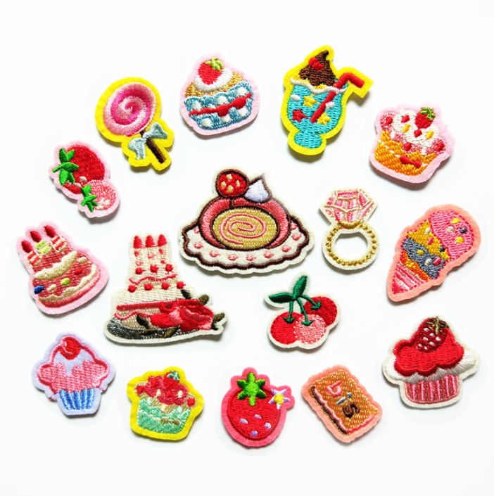 10 Pcs Fruit Cake Embroidered  – Sewing Id Bewertung und Preis