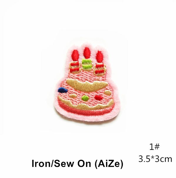 10 Pcs Fruit Cake Embroidered  – Sewing Id Bewertung und Preis