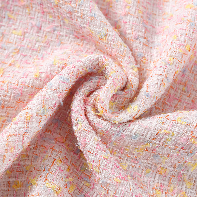 Luxury Tweed Fabric Boucle Fab – Sewing Tweed Fabric Bewertung und Preis