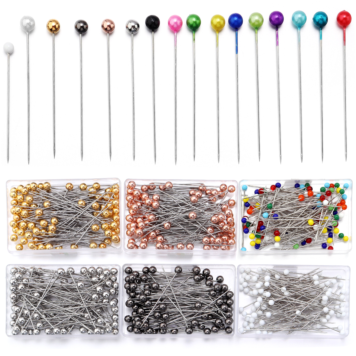100Pcs Color Ball Head Pins St – Sewing Art Bewertung und Preis