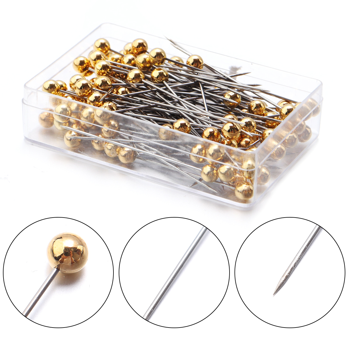 100Pcs Color Ball Head Pins St – Sewing Art Bewertung und Preis