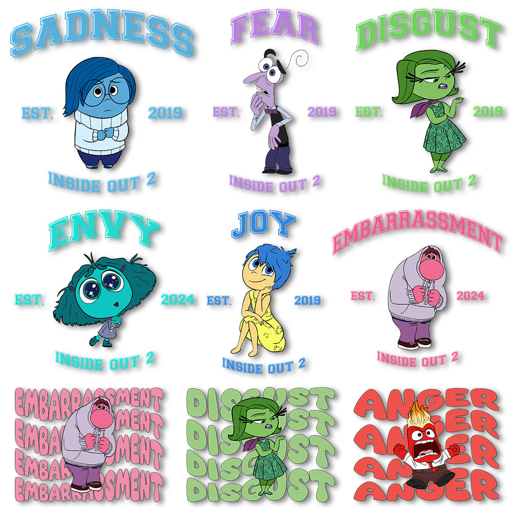 Inside Out Iron on Decals Heat – Velcro Sew On Bewertung und Preis
