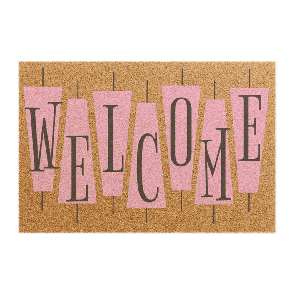 Retro Pink Cute Doormat Welcom – Century Textile & Sewing Supply Avenue C North Saskatoon Sk Bewertung und Preis