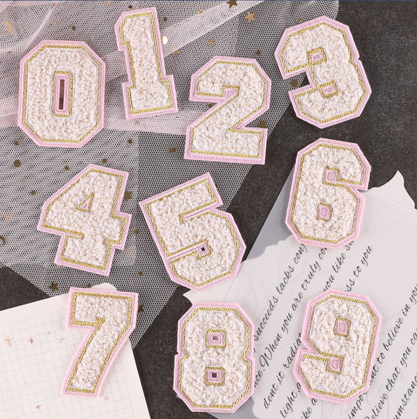 10 Pcs Towel Number Alphabet E – Sewing Id Bewertung und Preis