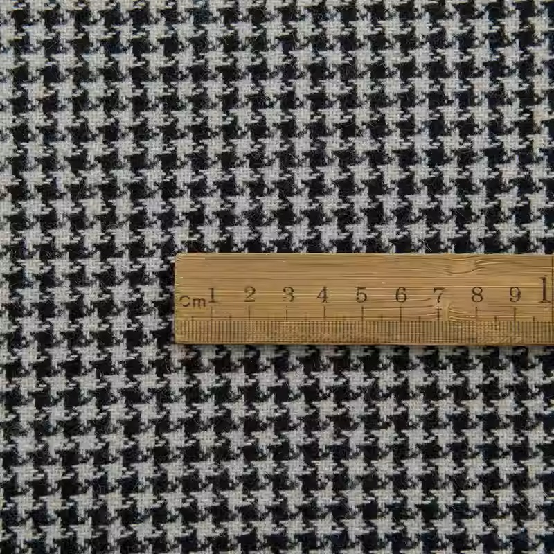 Light Coffee Small Houndstooth – Sewing Tweed Fabric Bewertung und Preis