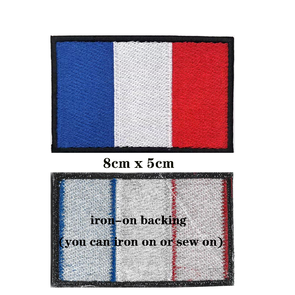 1PC France National Flag Armba – Velcro Sew On Bewertung und Preis