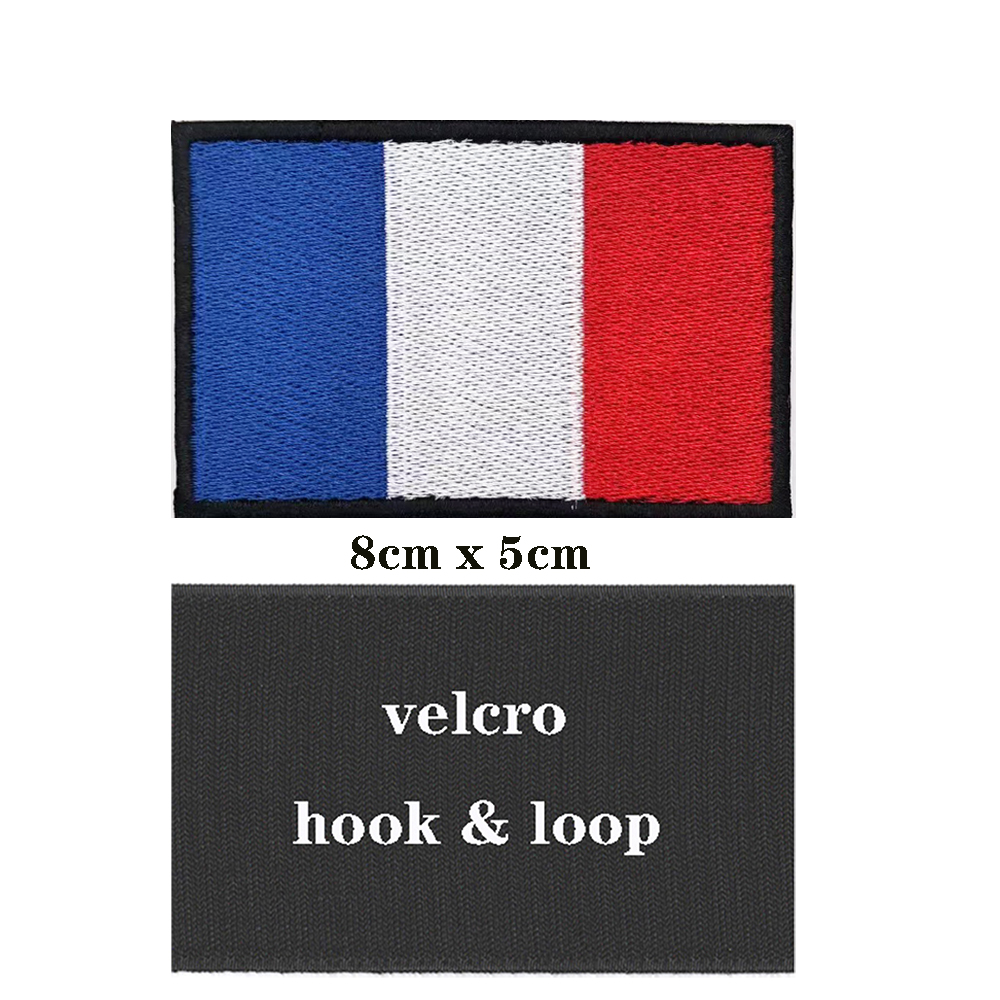1PC France National Flag Armba – Velcro Sew On Bewertung und Preis