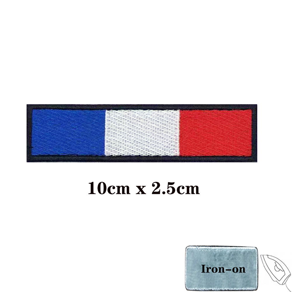 1PC France National Flag Armba – Velcro Sew On Bewertung und Preis