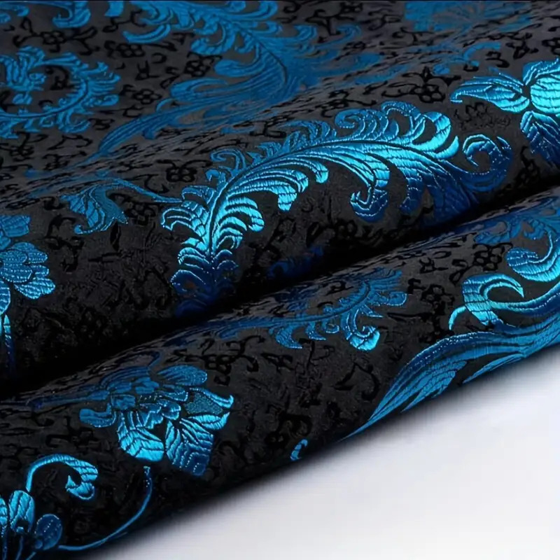 3D Blue Phoenix Tail Brocade F – Sewing Fabric Bewertung und Preis