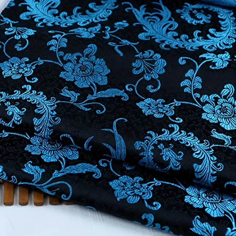 3D Blue Phoenix Tail Brocade F – Sewing Fabric Bewertung und Preis