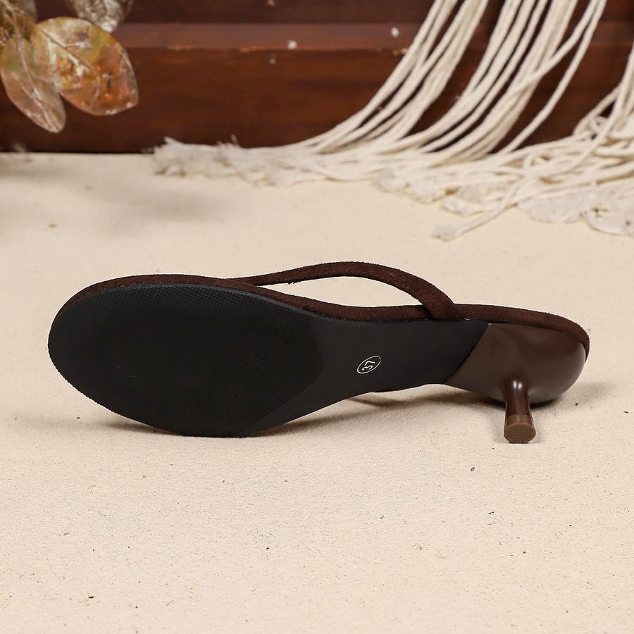 New Faux Suede Heeled Thong Sa – Sewing New Bewertung und Preis